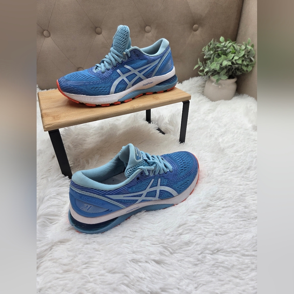 ASICS Gel Nimbus 21 Running Shoes Blue Women’s Size‎ 8.5 EU 40